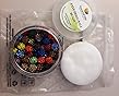 SUNNYCLUE 180 Perline Strass 10mm E Distanziatori, Mix Colori, Per Creare Gioielli Fai Da Te, Penne E Portachiavi
