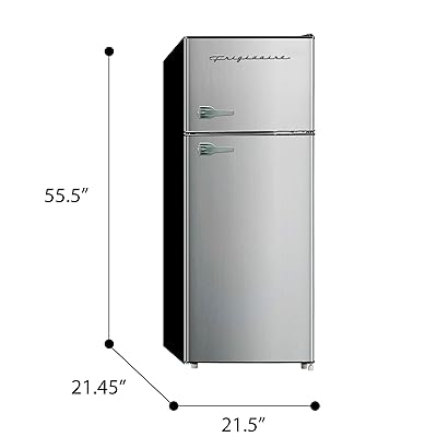 Buy Frigidaire Efr751 2 Door Apartment Size Refrigerator With Freezer 7 2 Cu Ft Platinum Series Stainless Steel 7 5 Online In Taiwan B088g26frm