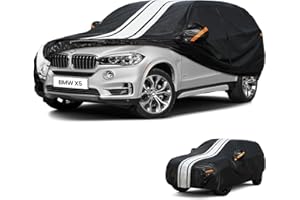 Aoulette Car Cover Custom Fit for BMW X5/X5 M 2007-2025 Outdoor/Indoor Full Car Cover, with Towel/Dust Bag. All Weather Waterproof Rain Snow UV Sun Protector.