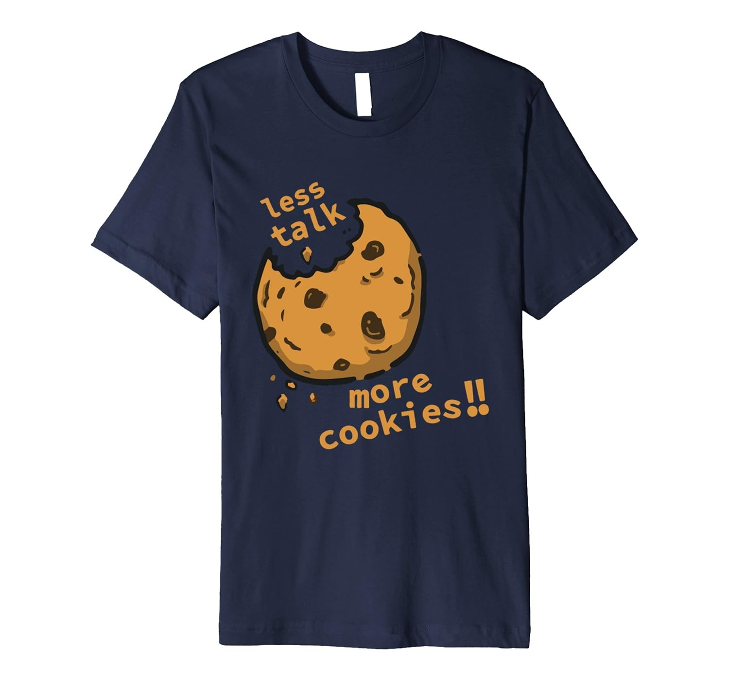 “Less Talk More Cookies” XMas Tee | Funny Cookie T Shirt-ANZ – Anztshirt