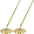 Outus 2 Pieces Hollow Round Pen Holder Pen Set for Wedding Bridal Engagement Guest Book Birthday Party Ceremony Graduation Office, with Diamond Attached to Desk