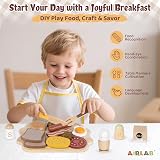 Airlab Wooden Food for Play Kitchen Full English Breakfast Fry Up Toy Set view 5