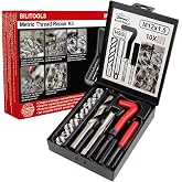 BILITOOLS M12x1.5 Thread Repair Kit, HSS Drill Helicoil Repair Kit Metric