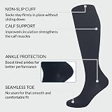 360 RELIEF 360 RELIEF 1 Pair Compression Socks 15-20 mmHg Black L/XL view 4