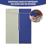 Naturehike Cotton Sleeping Bag Liner 210x75 cm Pillow Slot Travel Sheet view 3