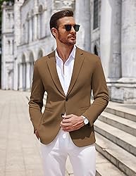 COOFANDY Mens Suit Blazer Classic Fit Casual
