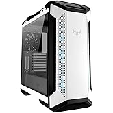 ASUS TUF Gaming GT501 White Edition Mid-Tower Computer Case for up to EATX Motherboards with 2 x USB 3.1 Front Panel, Smoked 