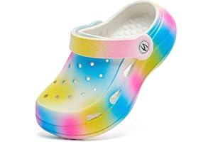 WOUEOI Boys Girls Garden Shoes Toddler Cartoon Slides Sandals Kids Clogs