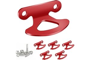 ONAGAD 6 Pcs Tie Down Anchors for 2000-2017 Ford F150 Tie Down Hooks with Red Powder Coating | Fits 2004-2017 F-150 Styleside | Fits 2001-2010 Explorer Sport Trac, Inner-Bed Pickup Truck Bed Tie Downs