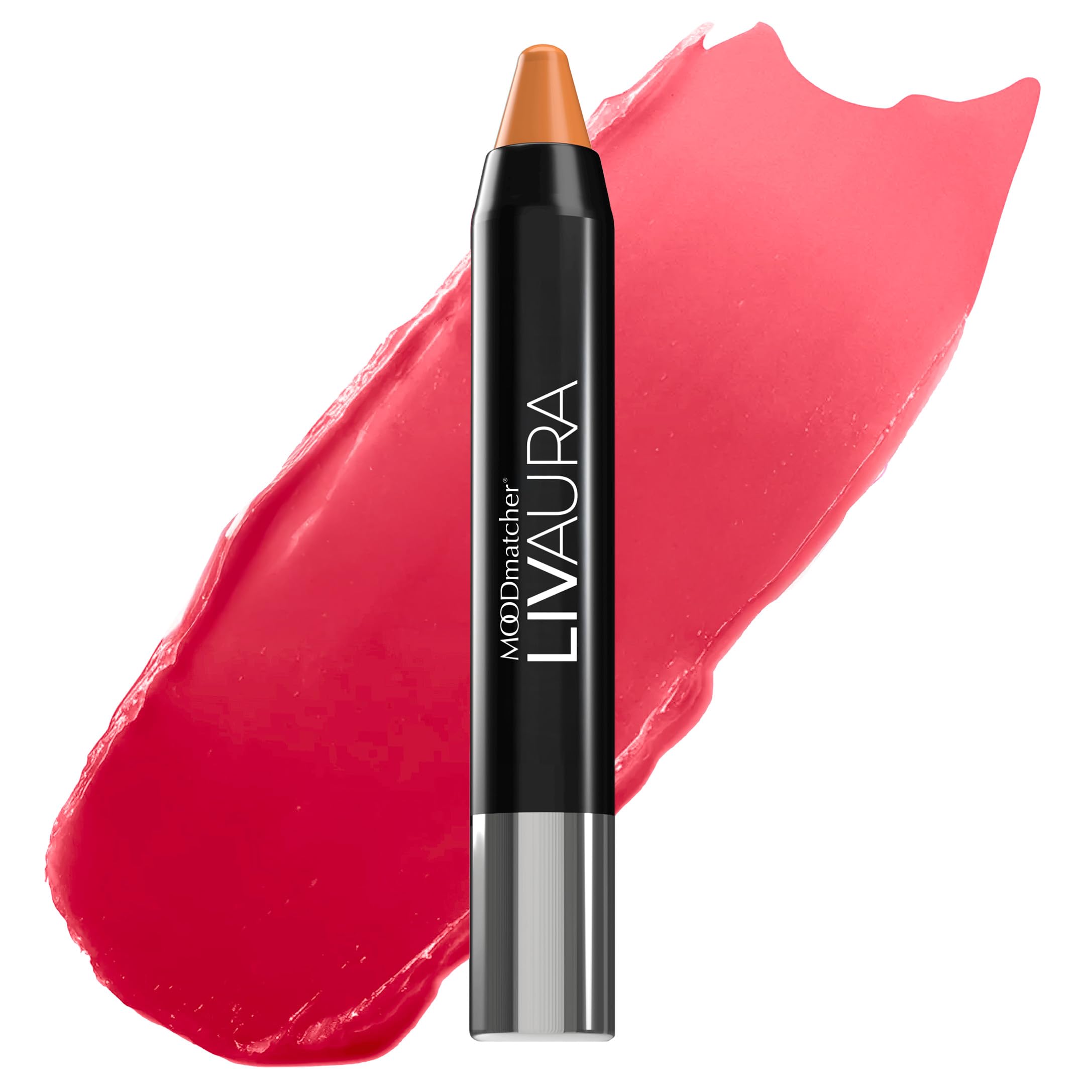 Fran Wilson MOODmatcher Twist Stick Original Color-Change Lipstick, ORANGE -12 HOUR Long Wear, Waterproof, Ultra Hydrating and Moisturizing with Aloe & Vitamin E, Smudgeproof & Fadeproof, 2.9g
