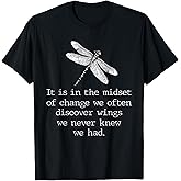 Dragonfly Shirt for Women Spiritual Faith Dragonflies Lovers T-Shirt