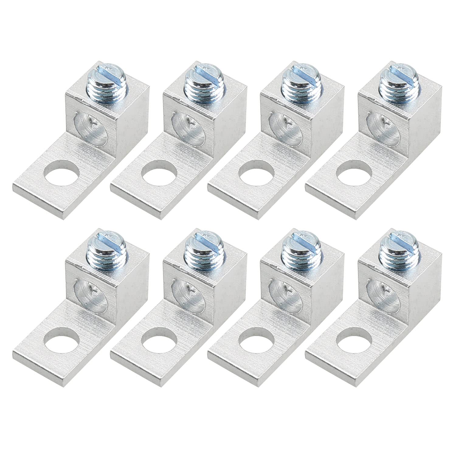 Photo 1 of MEETOOT 8pcs Aluminum Alloy Mechanical Lugs 29x13x14mm Terminal Mechanical Lug 2AWG TA-2 1B2U