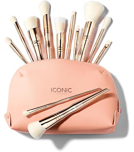 Amazon.com: ICONIC LONDON HD Blend Brush Set | Luxury Synthetic