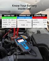 TOPDON BT200-A Car Battery Tester 12V/24V 100-2000 CCA with Tests view 3