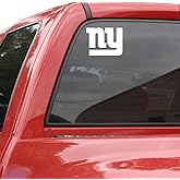 New York Giants White Decal 8"