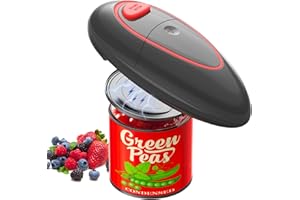 GOLAHEAD One Touch Electric Can Openers for Kitchen Open Any Can Size with No Sharp Edge, Food Safe Battery Operated Automatic Can Opener, Best Kitchen Gadget Can Opener Electric for Arthritis and Seniors