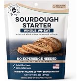 Cultures for Health Whole Wheat Sourdough Starter | Dehydrated Heirloom Culture for DIY Artisan Bread | Perfect for Muffins, Pancakes, Whole Wheat Pasta, &amp; More | Non-GMO Prebiotic Sourdough Bread