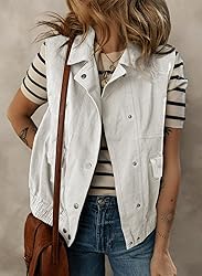 Dokotoo Fall Vests for Women 2025 Fashion Turn-down