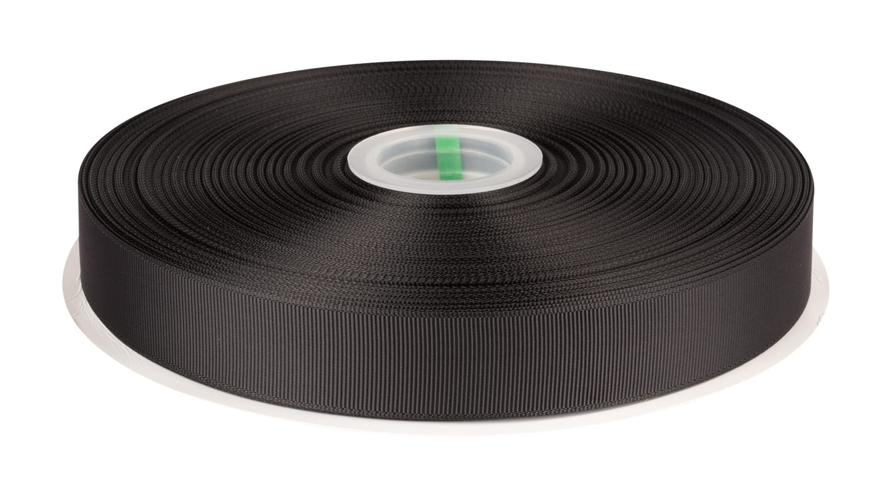 Fondersy 25mm X 91M Solid Grosgrain Ribbon for Gift Wrapping, Parties, Wedding Decoration, Crafts Sewing(Black)