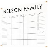 Amazon Com Large Acrylic Calendar Dry Erase Monthly Acrylic Calendar Dry Erase Wall Calendar Handmade Products