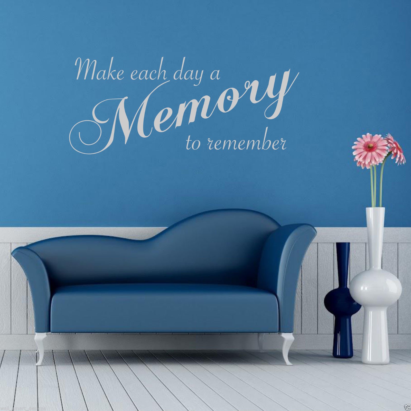 MEMORY TO REMEMBER Wall Art Sticker Lounge Quote Decal Mural Transfer Stickers WSD497