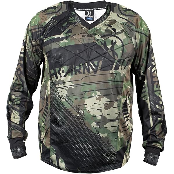Maglia Da Paintball HK Army Freeline Free Line - Rosso Fuoco, Taglia 2XL