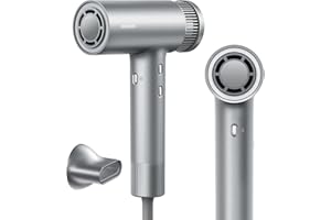 BABONIR Hair Dryer, High Speed Ionic Blow Dryer, Lightweight 0.67lbs, Fast Drying 110000 RPM, 4 Temps, 2 Speeds&Cool-Shot, Thermo-Control with Magnetic Nozzle for Home Travel Professional, Bonus Box