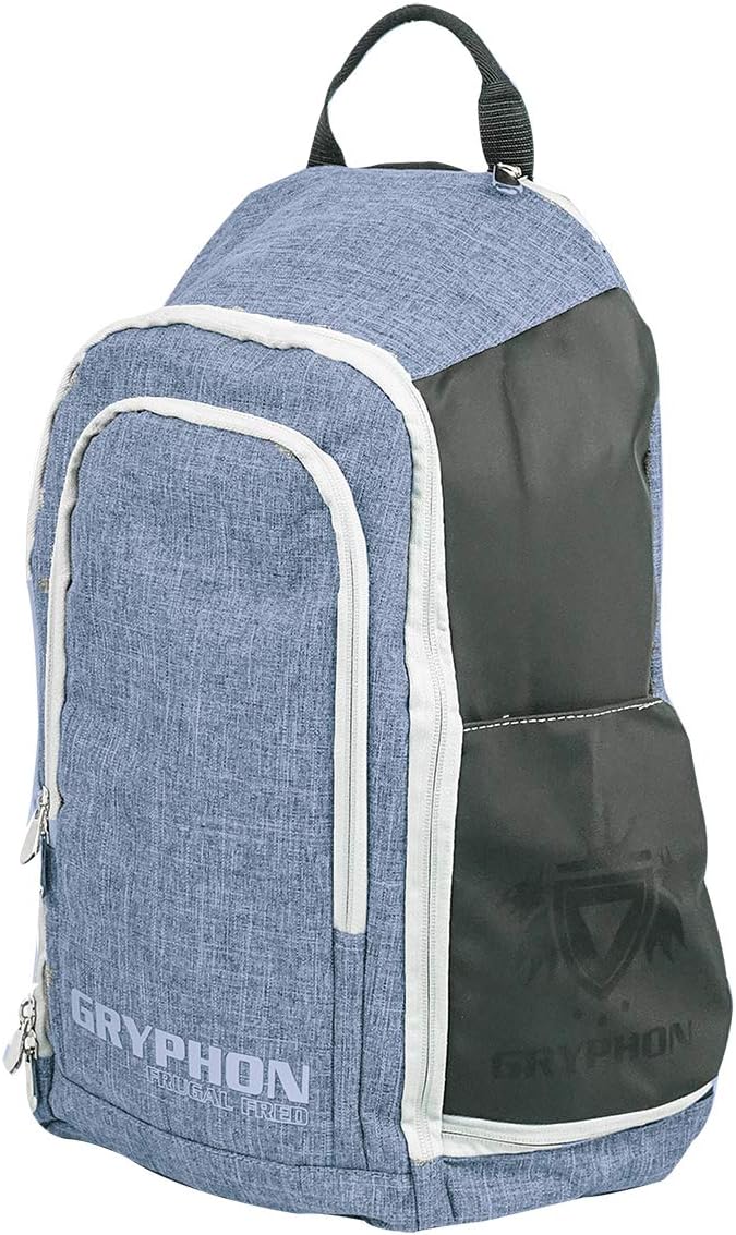 GRYPHON Frugal Fred Field Hockey Backpack (Blue Denim) : Sports & Outdoors