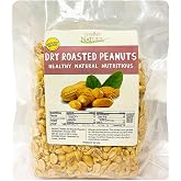 Beyond Nature Dry Roasted Peanuts &ndash; Unsalted 2 Pound (32 oz) Vacuum Sealed Non GMO, No Oil &amp; No Salt, Low Carb, Keto Friendly &amp; Vegan Snack