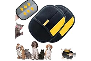 2 Pcs Pet Hair Remover Glove, Magic Brush Glove Pet Hair for Furniture Bed Sheets Couch Clothes Carpet Car Seat