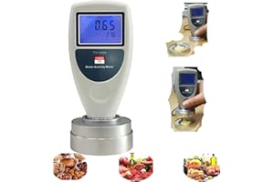 HFBTE Water Activity Meter Tester Measuring Instrument with Stainless Steel Sensor Range 0 to 1.0AW Accuracy 0.02aw for Food 