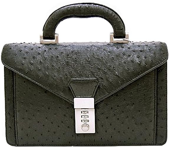 Amazon オーストリッチ 281 メンズバッグ ポーチセカンドバッグ ブラック Ostrich オーストリッチ クラッチ セカンド バッグ
