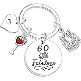 Nfyxcaz Birthday Keychain For Women Men Friendship Gift Happy Birthday Gift