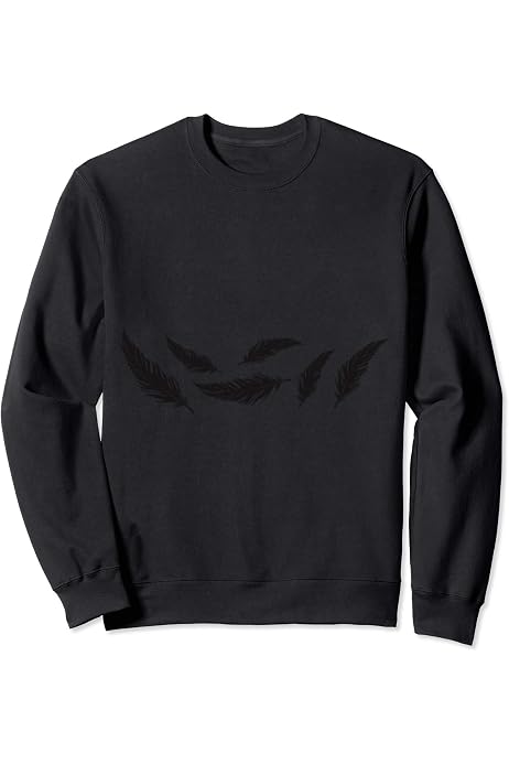 Amazon.com: Black Feathers Long Sleeve T-Shirt : Clothing, Shoes u0026 Jewelry