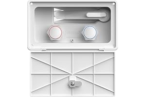 Manufacturers' Select ITC Fontana RV Exterior Shower Box Kit (White Shower with Locking Door)
