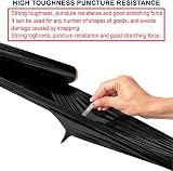 JeeJaan 36 Rolls Black Pallet Wrap 400mm x 250m 20mu Tear Resistant view 4