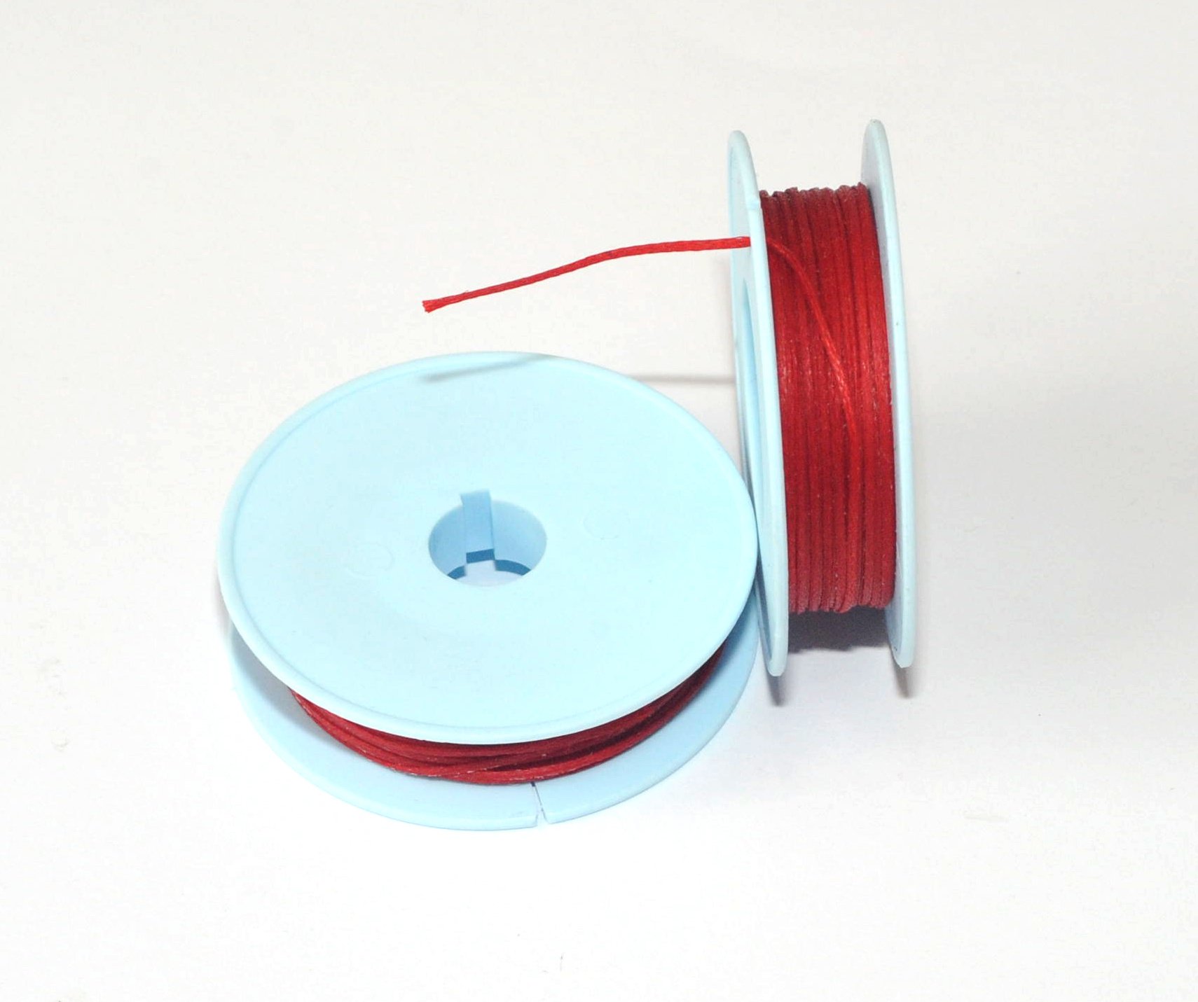 New Marine Gleistein Rigging Yarn 30 m x 1.0 mm Red Waxed