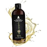 Pursonic Castor Oil (16oz) Cold-Pressed, 100% Pure, Hexane-Free Castor Oil-Moisturizing & Healing, For Dry Skin, Hair Growth 