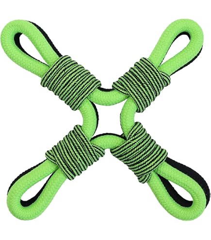 Pet Supplies : Jolly Pets TIK-Tak-Tugzz Woven Rope Dog Toy, X