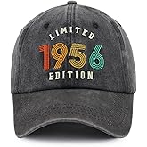70 Years Old Birthday Gifts for Women Men, Retirement Party Supplies Baseball Cap, Limited 1956 Edition Hat, Birthday Gifts for Mom Dad Wife Husband