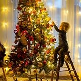 Rock Ninja Snowflake Fairy Lights 6M 40LED Battery Operated Indoor Outdoor view 3