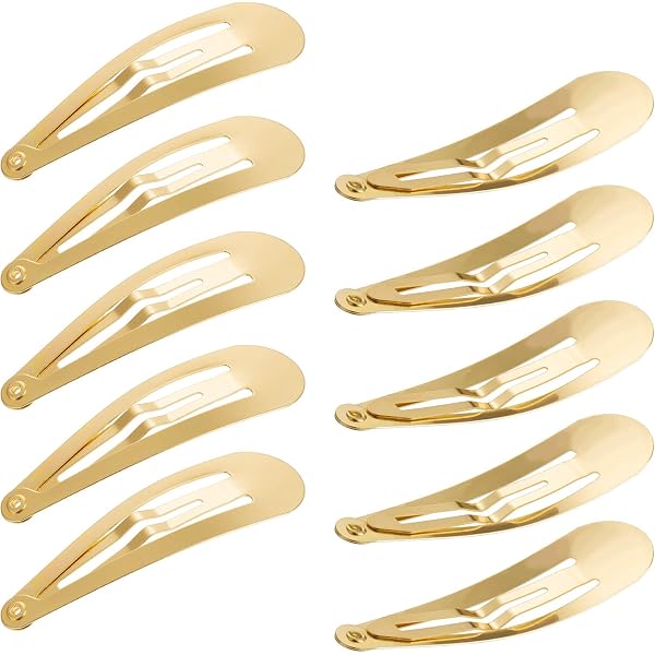 MAHAVIMOKSA 60 Stück Rechteckige Haarspangen (60 Mm) – Ideal Für DIY-Schleifen & Haarschmuck