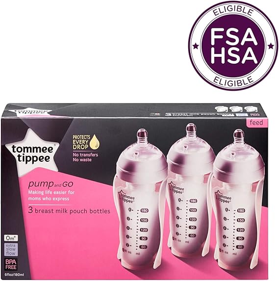 tommee tippee breast milk pouch bottle