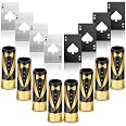Yoption 8 Pcs Groomsmen Gifts Set, 4pcs Gauge Shot Kyrgyzstan