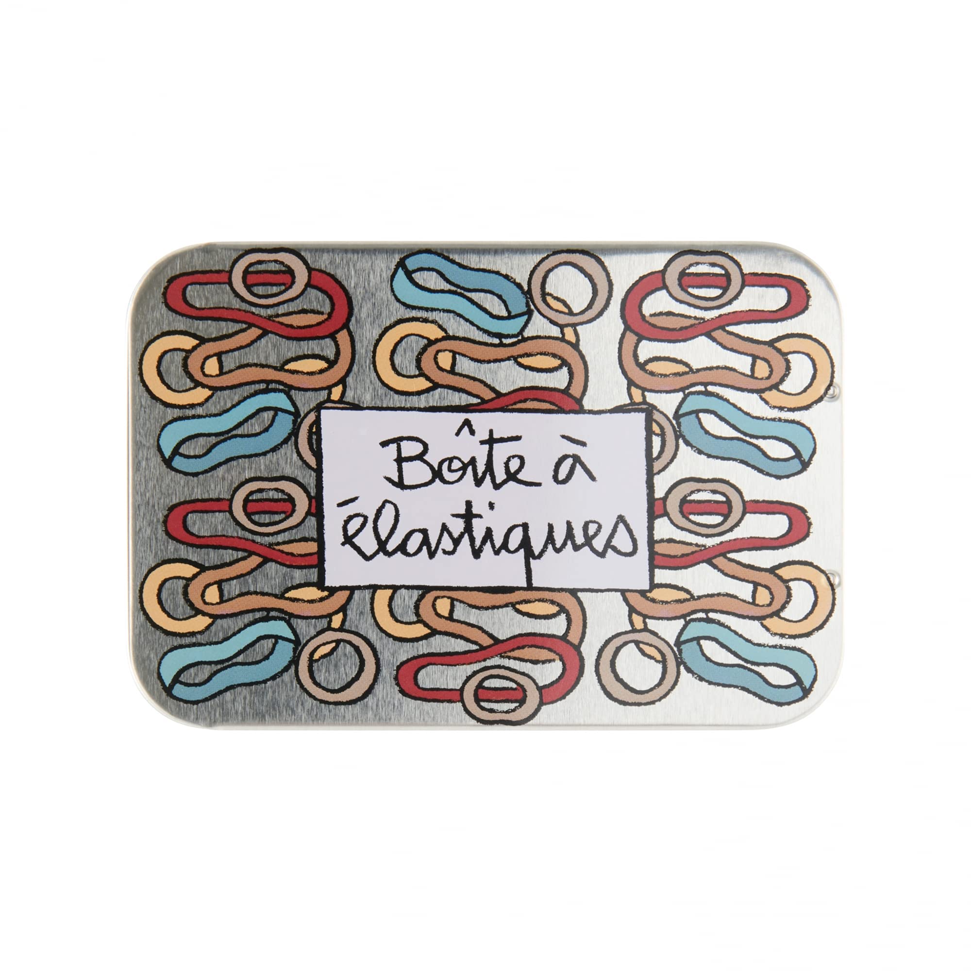 Derrière la Porte Metal Box with Elastic Bands