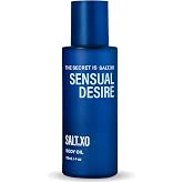 SALT.XO Sensual Desire Body Oil for Women, Almond Oil Moisturizer, 4 Fl Oz