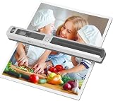 LJCM Portable Document Scanner 900DPI JPG PDF Fast Scanning Clear Display A4 view 2