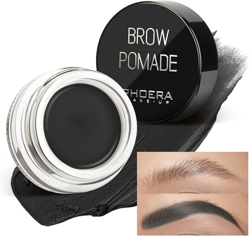 Anglicolor Eyebrow Gel Brow Pomade 6 Shades Jet Black Water Resistant