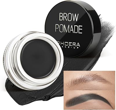 Anglicolor Eyebrow Gel Brow Pomade 6 Shades Jet Black Water Resistant