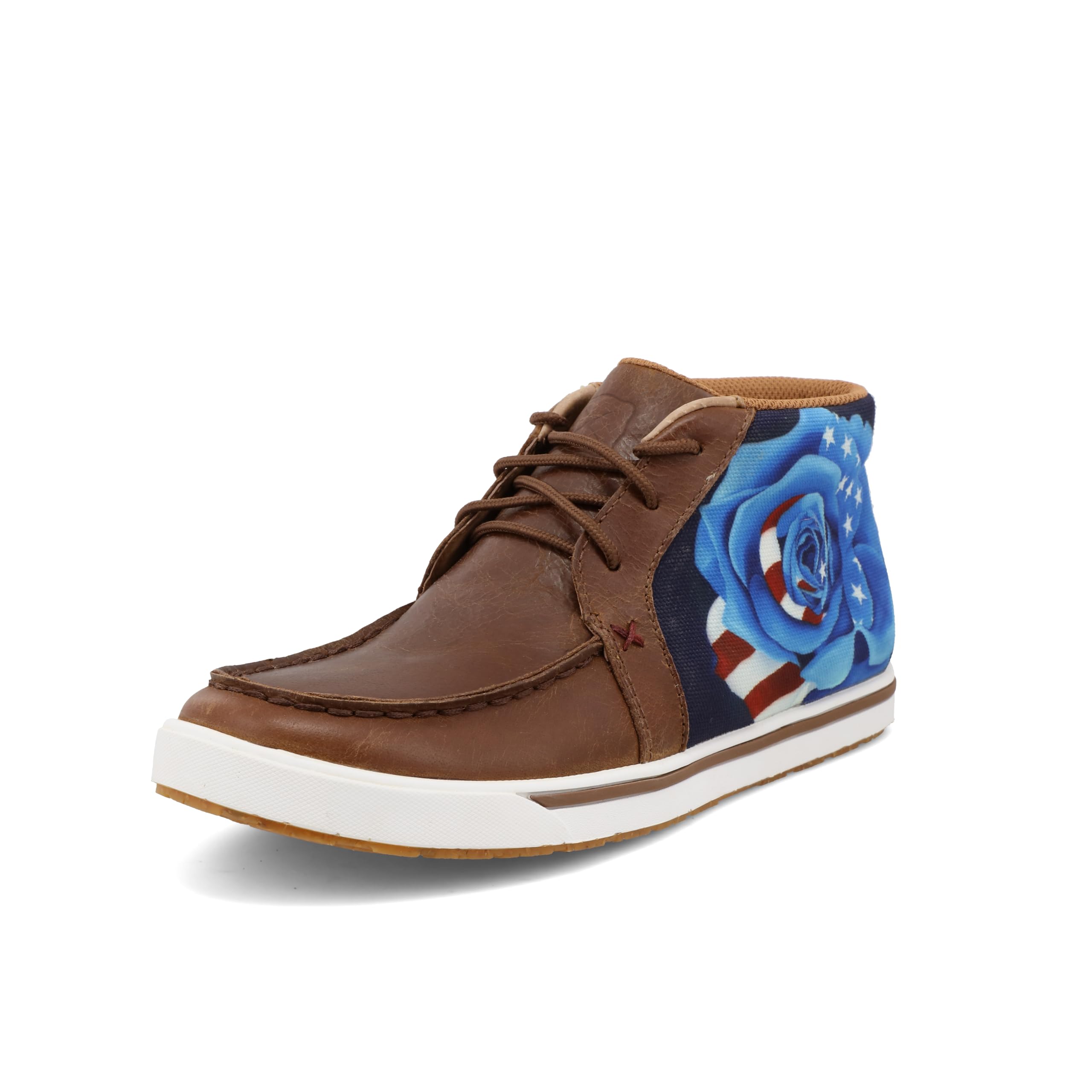 Twisted X Women’s Kicks, Moc Toe, Sequoia & Blue Multi, 6.5 M